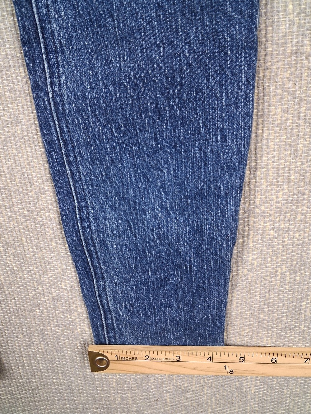 Reformation Kayo High Skinny Jeans Womens 23 Blue Erie Wash Denim Belted Stretch - Picture 10 of 10